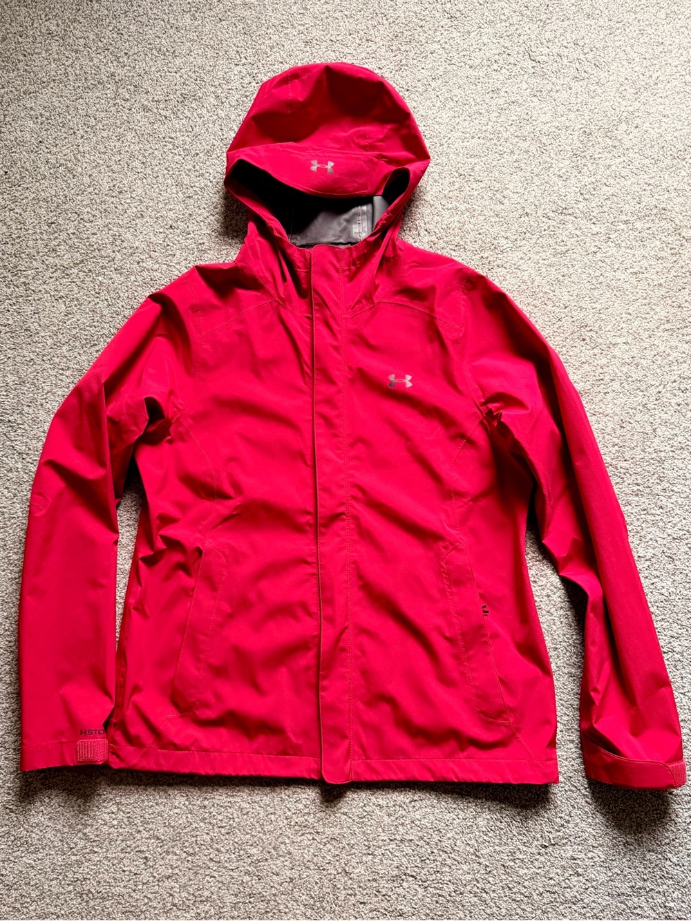 Under Armour Women's Hooded Sport Jacket in vibrant Red